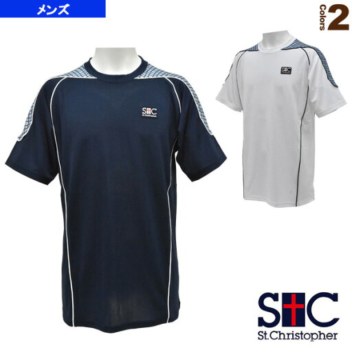 ショルダーチェック ゲームTシャツ/メンズ(STC-AGM5033) セントクリストファー テニス・バドミントンウェア(メンズ/ユニ) ショルダーチェック ゲームTシャツ/メンズ(STC-AGM5033) セントクリストファー テニス・バドミントンウェア(メンズ/ユニ)
