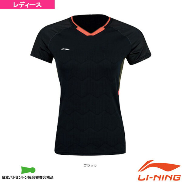 中国ナショナルチーム ゲームシャツ／レディース（AAYN004）《リーニン テニス・バドミントン ウェア（..