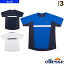 ショートスリーブクラブメッシュクルー/S/S Club Mesh Crew/メンズ(EM09112)《エレッセ テニス・バドミントン ウェア(メンズ/ユニ)》