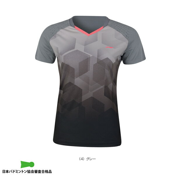 中国ナショナルチームゲームシャツ／レディース（AAYN078）《リーニン テニス・バドミントン ウェア（レディース）》 2