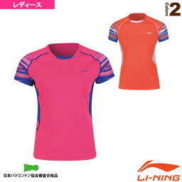 中国ナショナルチームゲームシャツ／レディース（AAYN102）《リーニン テニス・バドミントン ウェア（レディース）》