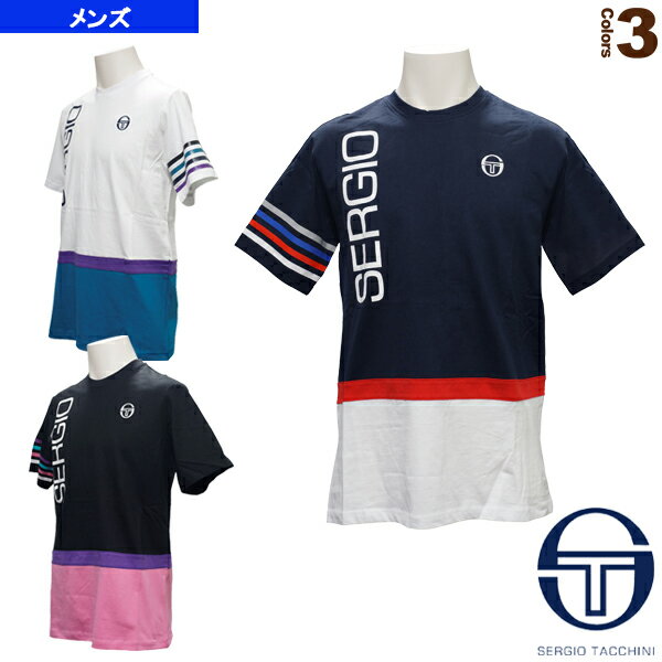 EASY LOGO／DENNIS T-SHIRT／Tシャツ／メンズ（SGT-38257）《セルジオタッキーニ テニス・バドミントン ウェア（メンズ/ユニ）》