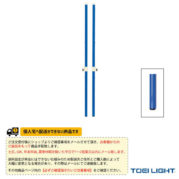 [送料別途]バドミントン支柱RH40／2本1組（B-2732）《TOEI(トーエイ) バドミントンコート用品》