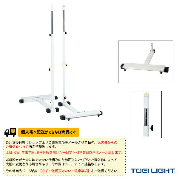 [送料別途]ソフトバレー・バド支柱RH4／インディアカ対応／2台1組（B-2738）《TOEI(トーエイ) バドミン..