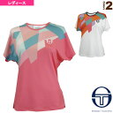 TANGRAM T-SHIRT/メルボルン Tシャツ/レディース(SGT-38476)《セルジオタッキーニ テニス・バドミントンウェア(レディース)》