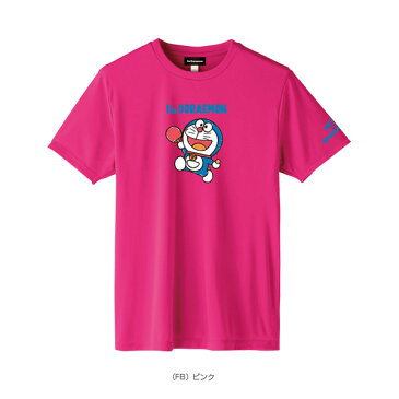 卓球TシャツB／DONIC × I am DORAEMON／ユニセックス（YL111）《DONIC 卓球 ウェア（メンズ/ユニ）》(ドラえもん)