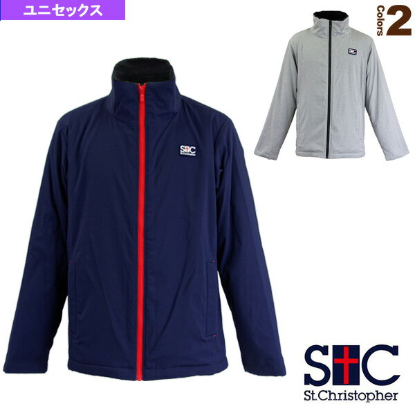 【25日限定 店内全品ポイント2倍】フリースライニング ジャケット／ユニセックス STC-BKM5245 《セントクリストファー テニス・バドミントンウェア メンズ/ユニ 》