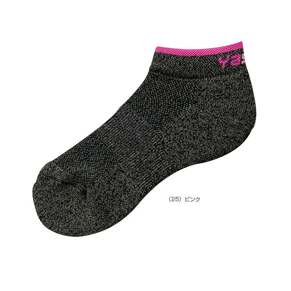 テニス・バドミントン Luckpieceのヘザードロゴ Yソックス HEATHERED LOGO Y SOCKS レディース E-159 ヤサカ 卓球ウェア（レディース）｜アングル2