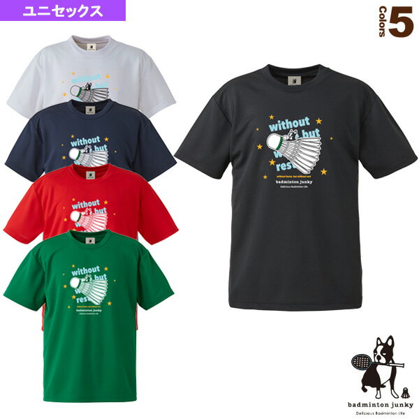 【25日限定 店内全品ポイント2倍】バドミントン節＋1 DryTEE／ユニセックス（BDJ20011）《バドミントンジャンキー バドミントン ウェア（メンズ/ユニ）》