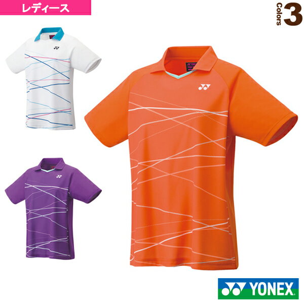 ゲームシャツ／レディース（20625）《ヨネックス テニス・バドミントン ウェア（レディース）》