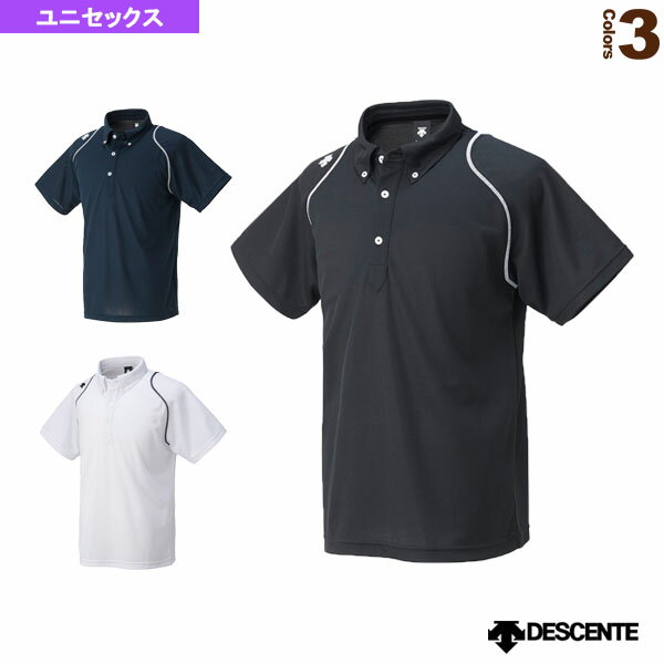 ボタンダウンポロシャツ／ユニセックス（DTM-4600B）《デサント オールスポーツウェア（メンズ/ユニ）》