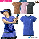 VS SHORT SLEEVE SHIRT／半袖ゲームシャツ／レディース（BWG2321）《バボラ テニス バドミントンウェア（レディース）》