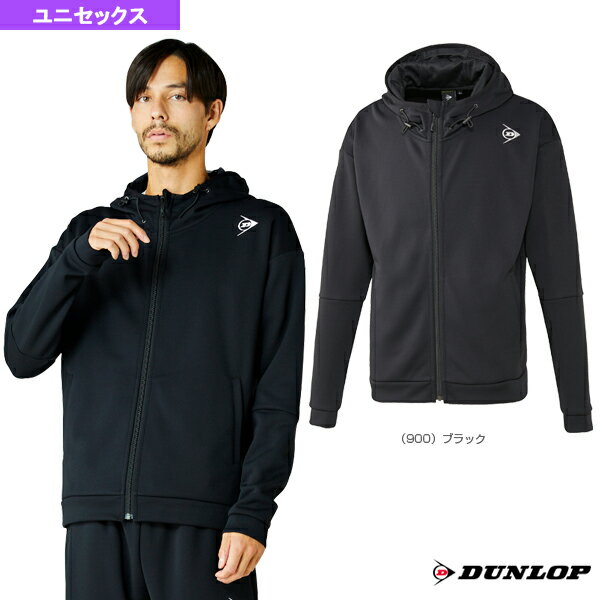 HOODED SWEAT SHIRT／フード付きスエットシャツ／ユニセックス（DAN-3200）《ダンロップ テニス・バドミントン ウェア（メンズ/ユニ）》