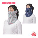 花柄耳カバー付きフェイスマスク レディース PTA-M10《PDP テニスアクセサリ・小物》