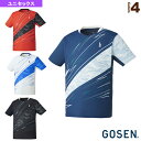 ゲームシャツ／ユニセックス（T2212）《ゴーセン テニス バドミントン ウェア（メンズ/ユニ）》