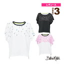 ヤッピー柄切替Tシャツ/レディース(BDM-B1203)《バルデマッチ テニス・バドミントンウェア(レディース)》(4)