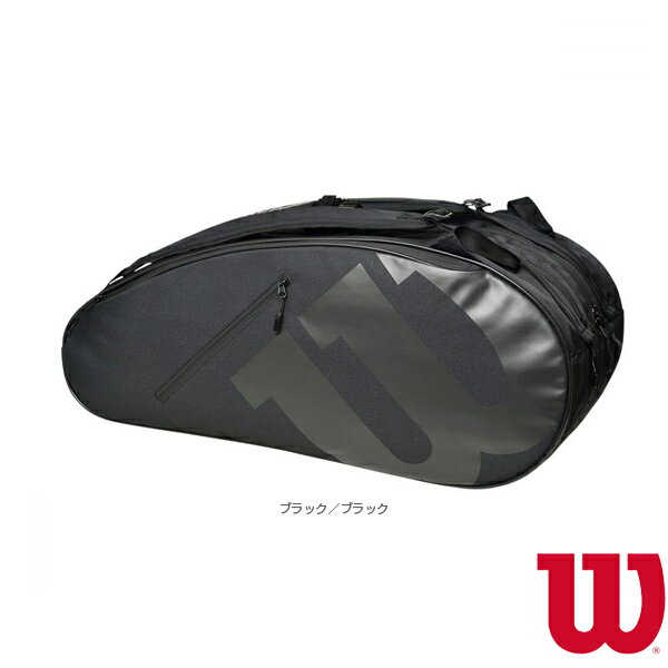 TEAMJ 6PK RACKET BAG／チームJ 6PK ラケットバッグ／ブラック・ブラック／ラケット6本収納可（WR80216..