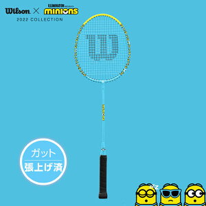 ミニオンズ 2.0 JR バドミントンセット／MINIONS 2.0 JR BADMINTON SET 2／ジュニア（WR105710F2）《ウィルソン バドミントン ラケット》