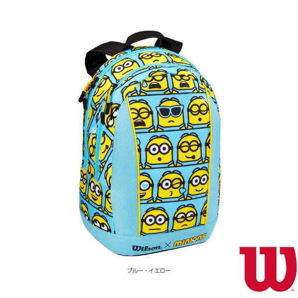 ミニオンズ2.0ツアーJRバックパック／MINIONS 2.0 TOUR JR BACKPACK／ジュニア（WR8020101001）《ウィルソン テニス ジュニアグッズ》