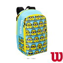 ミニオンズ2.0チームバックパック／MINIONS 2.0 TEAM BACKPACK／ラケット2本収納可（WR8020401001）《ウィルソン テニスバッグ》