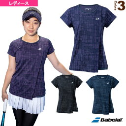 VS SHORT SLEEVE SHIRT／半袖ゲームシャツ／レディース（BWG2371）《バボラ テニス・バドミントン ウェア（レディース）》