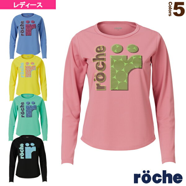 プラクティス長袖Tシャツ／レディース（229515）《ローチェ（roche） テニス・バドミントン ウェア（レディース）》