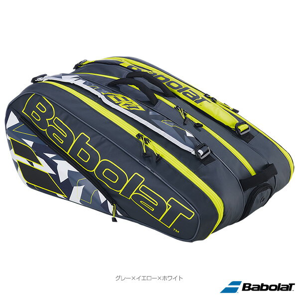 ピュアアエロラケットバッグ／PURE AERO RACKET HOLDER×12／ラケット12本収納可（751221）《バボラ テニス バッグ》