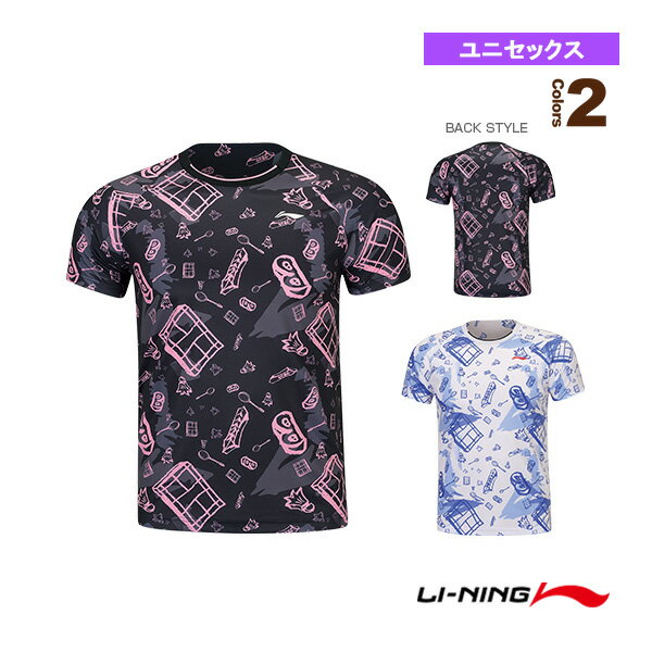 トレーニングTシャツ／ユニセックス（AHSS465）《リーニン テニス・バドミントン ウェア（メンズ/ユニ）》