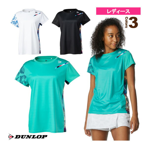 ゲームシャツ／レディース（DAP-1320W）《ダンロップ テニス・バドミントン ウェア（レディース）》