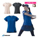 ショートスリーブシャツ/VS SHORT SLEEVE SHIRT/レディース(BWG3320)《バボラ テニス・バドミントンウェア(レディース)》