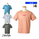 ボーダーTシャツ/メンズ(BDM-C1105)《バルデマッチ テニス・バドミントンウェア(メンズ/ユニ)》