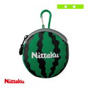 スイカくん WATERMELON BALL CASE ボール3個入用 NL-9261 ニッタク 卓球アクセサリ・小物