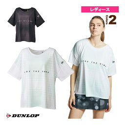 オーバーサイズTシャツ／レディース（DAL-8361W）《ダンロップ テニス・バドミントン ウェア（レディース）》