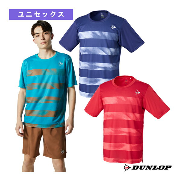 ゲームシャツ／ユニセックス（DAP-1401）《ダンロップ テニス・バドミントンウェア（メンズ/ユニ）》