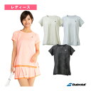 VS RANGE／半袖ゲームシャツ／VS SHORT SLEEVE SHIRT／レディース（BWG4321）《バボラ テニス・バドミントン ウェア（レディース）》