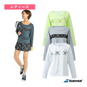 PURE RANGE/長袖プラクティスシャツ/PURE LONG SLEEVE SHIRT/レディース(BWP4527) バボラ テニス・バドミントンウェア(レディース)