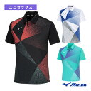 ゲームシャツ／ユニセックス（62JAB023）《ミズノ テニス・バドミントン ウェア（メンズ/ユニ）》
