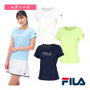 アップリケTシャツ/レディース(VL2819) フィラ テニス・バドミントンウェア(レディース)