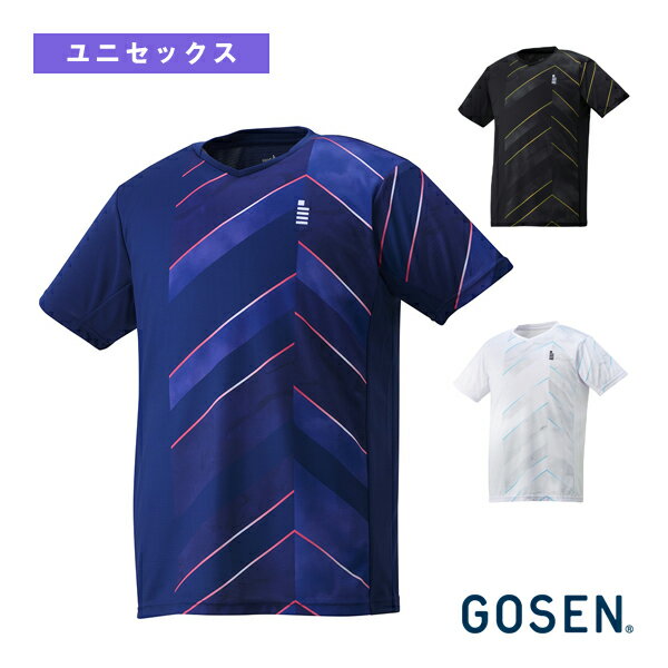 ゲームシャツ／ユニセックス（T2404）《ゴーセン テニス・バドミントン ウェア（メンズ/ユニ）》