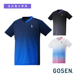 ゲームシャツ／ユニセックス（T2410）《ゴーセン テニス・バドミントン ウェア（メンズ/ユニ）》