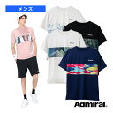 アドミラル スポーツウェア メンズ ブロッキングライングラフィックTシャツ／メンズ（ATMA401）《アドミラル(Admiral) テニス・バドミントン ウェア（メンズ/ユニ）》