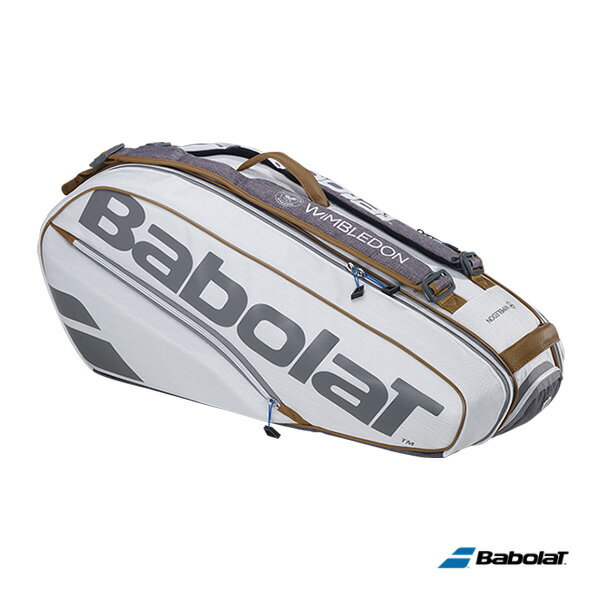 ウィンブルドン ラケットバッグ／RH 6 PURE WIMBLEDON／ラケット6本収納可（751230）《バボラ テニスバッグ》