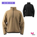 ハーフジップライトフリース ユニセックス 46810《バタフライ 卓球ウェア(メンズ/ユニ)》