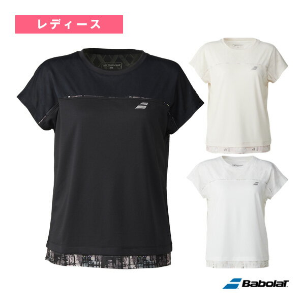 ピュア ショートスリーブシャツ/PURE SHORT SLEEVE SHIRT/ルーズフィット/レディース(BWP5523)《バボラ テニスウェア(レディース)》