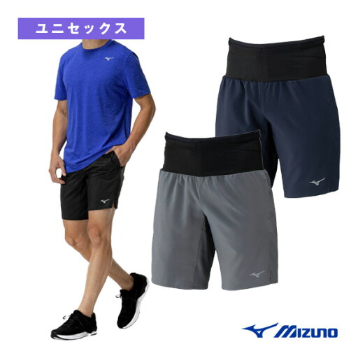 ランニングマルチポケットパンツハーフ 9インチ ユニセックス J2MBC012《ミズノ ランニングウェア(メンズ/ユニ)》 ランニングマルチポケットパンツハーフ 9インチ ユニセックス J2MBC012《ミズノ ランニングウェア(メンズ/ユニ)》