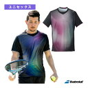 2025年07月下旬【予約】ピュアレンジ ショートスリーブシャツ PURE SHORT SLEEVE SHIRT ユニセックス BUG5353 バボラ テニスウェア(メンズ/ユニ)
