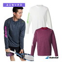 ピュアレンジ 長袖シャツ PURE LONG SLEEVE SHIRT ユニセックス BUP5553 バボラ テニスウェア(メンズ/ユニ)