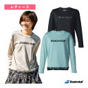 2025年07月下旬【予約】ピュアレンジ 長袖シャツ LONG SLEEVE SHIRT レディース BWP5573 バボラ テニスウェア(レディース)