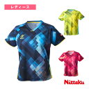 エクラインレディースシャツ ECLAIN LADIES SHIRT レディース NW-2220 ニッタク 卓球ウェア(レディース)