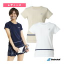 2025年07月下旬【予約】ピュアレンジ 半袖シャツ SHORT SLEEVE SHIRT レディース BWG5375 バボラ テニスウェア(レディース)